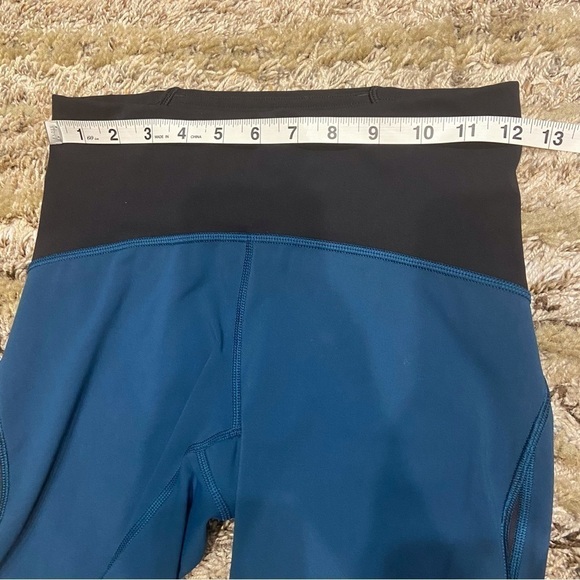 Lululemon Train Times Short 6" Nile Blue / Black - Picture 8 of 9
